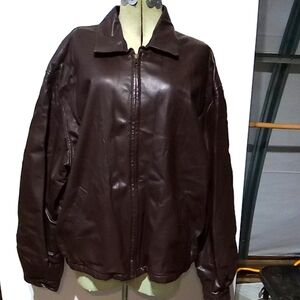 Burberry Brown Leather Jacket